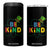 Lucky Shamrock Be Kind 4 in 1 Can Cooler Tumbler Autism Leprechaun St Patricks Day TS02 One Size: 16 oz Black Print Your Wear