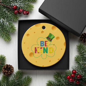 Lucky Shamrock Be Kind Ceramic Ornament Autism Leprechaun St Patricks Day TS02 1pc Yellow Cheese Print Your Wear