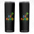 Lucky Shamrock Be Kind Skinny Tumbler Autism Leprechaun St Patricks Day TS02 Black Print Your Wear