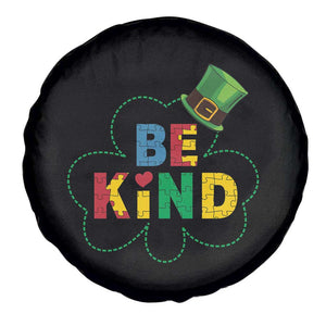 Lucky Shamrock Be Kind Spare Tire Cover Autism Leprechaun St Patricks Day TS02 Print Your Wear