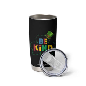 Lucky Shamrock Be Kind Tumbler Cup Autism Leprechaun St Patricks Day TS02 Print Your Wear