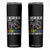 Autism Awareness Gamer Skinny Tumbler I Wear Blue for My Brother Video Game Family Support TS02 Black Print Your Wear