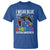 Autism Awareness Gamer T Shirt I Wear Blue for My Brother Video Game Family Support TS02 Royal Blue Print Your Wear