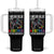 Autism Awareness Gamer Tumbler With Handle I Wear Blue for My Brother Video Game Family Support TS02 One Size: 40 oz Black Print Your Wear