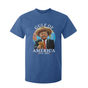Funny Trump Gulf Of USA T Shirt For Kid Mexico Sombrebro Tacos US 2025 TS02 Royal Blue Print Your Wear
