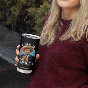 Funny Trump Gulf Of USA Tumbler Cup Mexico Sombrebro Tacos US 2025 TS02 Print Your Wear