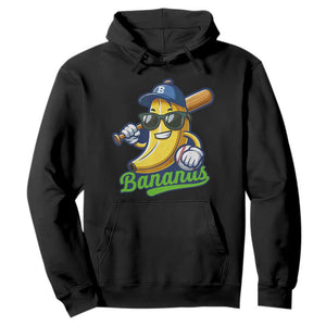 Cute Banana Graphics Hoodie Funny Sports Baseball Lover TS02 Black Print Your Wear