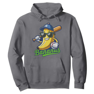 Cute Banana Graphics Hoodie Funny Sports Baseball Lover TS02 Charcoal Print Your Wear