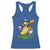 Cute Banana Graphics Racerback Tank Top Funny Sports Baseball Lover TS02 Royal Blue Print Your Wear
