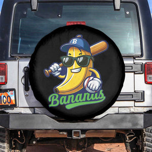 Cute Banana Graphics Spare Tire Cover Funny Sports Baseball Lover TS02 No hole Black Print Your Wear
