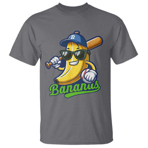 Cute Banana Graphics T Shirt Funny Sports Baseball Lover TS02 Charcoal Print Your Wear