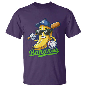 Cute Banana Graphics T Shirt Funny Sports Baseball Lover TS02 Purple Print Your Wear