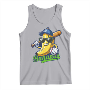 Cute Banana Graphics Tank Top Funny Sports Baseball Lover TS02 Athletic Heather Print Your Wear