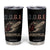 Chainsaw For Bureaucracy Tumbler Cup Funny DOGE USA Flag TS02 Black Print Your Wear