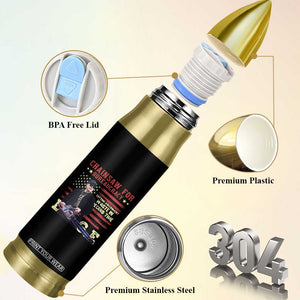 Chainsaw For Bureaucracy Bullet Tumbler Cutting Government Waste In Record Time DOGE TS02 Print Your Wear