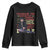 Chainsaw For Bureaucracy Youth Sweatshirt Cutting Government Waste In Record Time DOGE TS02 Black Print Your Wear