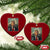 Trump 2025 Ceramic Ornament Long Live The King Patriotic Graphic TS02 Print Your Wear
