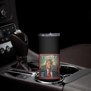 Trump 2025 Skinny Tumbler Long Live The King Patriotic Graphic TS02 Print Your Wear