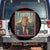 Trump 2025 Spare Tire Cover Long Live The King Patriotic Graphic TS02 No hole Black Print Your Wear
