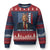 Trump 2025 Ugly Christmas Sweater President Long Live the King American Flag TS02 Navy Red Print Your Wear