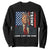 Trump 2025 Sweatshirt President Long Live the King American Flag TS02 Black Print Your Wear