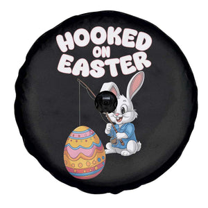 Cute Bunny Fishing Spare Tire Cover Hooked for Easter Eggs Funny Holiday TS02 Print Your Wear