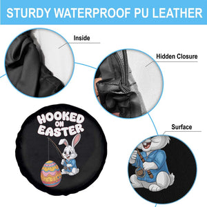 Cute Bunny Fishing Spare Tire Cover Hooked for Easter Eggs Funny Holiday TS02 Print Your Wear