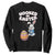 Cute Bunny Fishing Sweatshirt Hooked for Easter Eggs Funny Holiday TS02 Black Print Your Wear