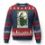 The Sassy Lass Tarot Card Ugly Christmas Sweater Funny St Patrick's Day TS02 Navy Red Print Your Wear