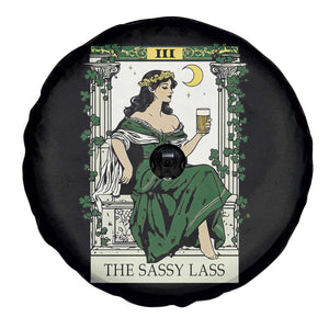 The Sassy Lass Tarot Card Spare Tire Cover Funny St Patrick's Day TS02 Print Your Wear
