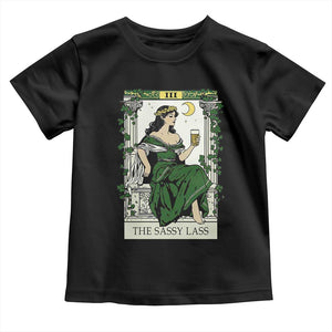 The Sassy Lass Tarot Card Toddler T Shirt Funny St Patrick's Day TS02 Black Print Your Wear