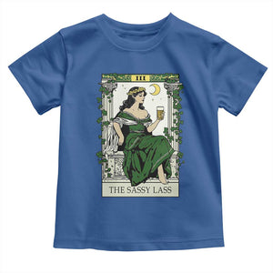 The Sassy Lass Tarot Card Toddler T Shirt Funny St Patrick's Day TS02 Royal Blue Print Your Wear