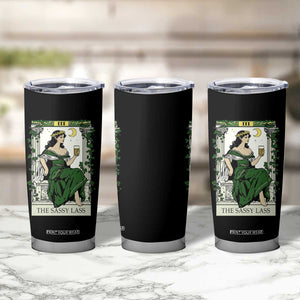 The Sassy Lass Tarot Card Tumbler Cup Funny St Patrick's Day TS02 Print Your Wear