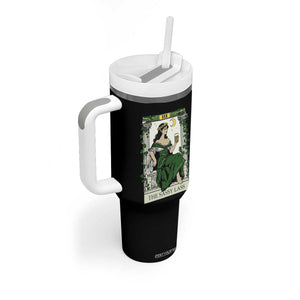The Sassy Lass Tarot Card Tumbler With Handle Funny St Patrick's Day TS02 Print Your Wear