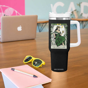 The Sassy Lass Tarot Card Tumbler With Handle Funny St Patrick's Day TS02 Print Your Wear