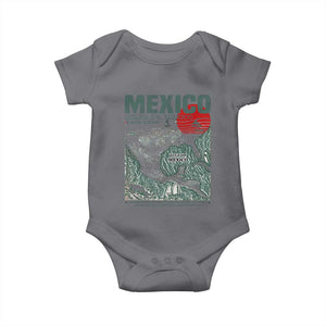 Gulf of Mexico Estd 1550 Baby Onesie Golfo De Mexico Historic Map Retro Graphic TS02 Charcoal Print Your Wear
