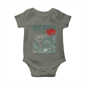 Gulf of Mexico Estd 1550 Baby Onesie Golfo De Mexico Historic Map Retro Graphic TS02 Military Green Print Your Wear