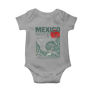 Gulf of Mexico Estd 1550 Baby Onesie Golfo De Mexico Historic Map Retro Graphic TS02 Sport Gray Print Your Wear