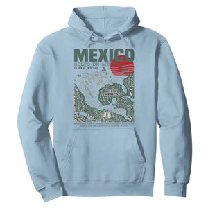 Gulf of Mexico Estd 1550 Hoodie Golfo De Mexico Historic Map Retro Graphic TS02 Light Blue Print Your Wear