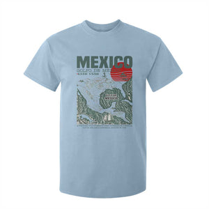 Gulf of Mexico Estd 1550 T Shirt For Kid Golfo De Mexico Historic Map Retro Graphic TS02 Light Blue Print Your Wear