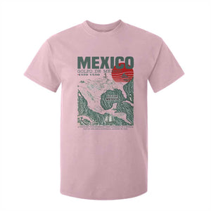 Gulf of Mexico Estd 1550 T Shirt For Kid Golfo De Mexico Historic Map Retro Graphic TS02 Light Pink Print Your Wear