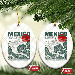 Gulf of Mexico Estd 1550 Ceramic Ornament Golfo De Mexico Historic Map Retro Graphic TS02 Print Your Wear