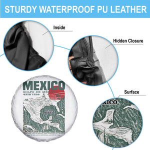 Gulf of Mexico Estd 1550 Spare Tire Cover Golfo De Mexico Historic Map Retro Graphic TS02 Print Your Wear