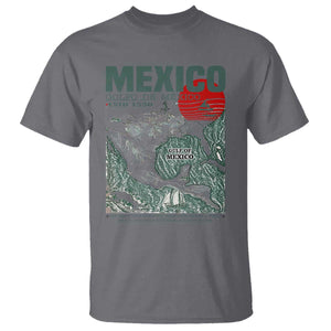 Gulf of Mexico Estd 1550 T Shirt Golfo De Mexico Historic Map Retro Graphic TS02 Charcoal Print Your Wear