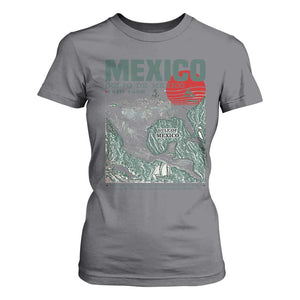 Gulf of Mexico Estd 1550 T Shirt For Women Golfo De Mexico Historic Map Retro Graphic TS02 Charcoal Print Your Wear