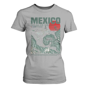 Gulf of Mexico Estd 1550 T Shirt For Women Golfo De Mexico Historic Map Retro Graphic TS02 Sport Gray Print Your Wear