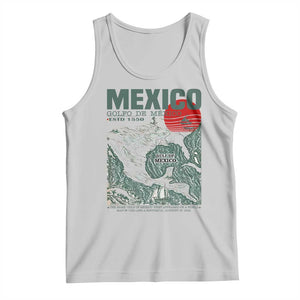 Gulf of Mexico Estd 1550 Tank Top Golfo De Mexico Historic Map Retro Graphic TS02 Ash Print Your Wear