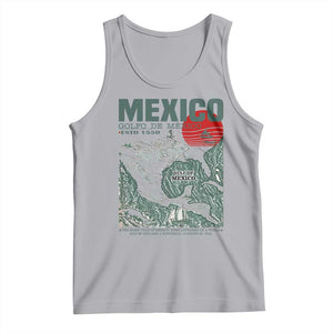 Gulf of Mexico Estd 1550 Tank Top Golfo De Mexico Historic Map Retro Graphic TS02 Athletic Heather Print Your Wear