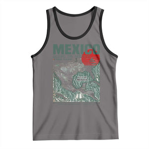Gulf of Mexico Estd 1550 Tank Top Golfo De Mexico Historic Map Retro Graphic TS02 Deep Heather Black Print Your Wear