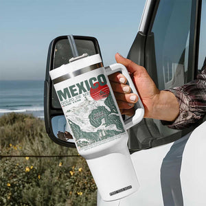 Gulf of Mexico Estd 1550 Tumbler With Handle Golfo De Mexico Historic Map Retro Graphic TS02 Print Your Wear